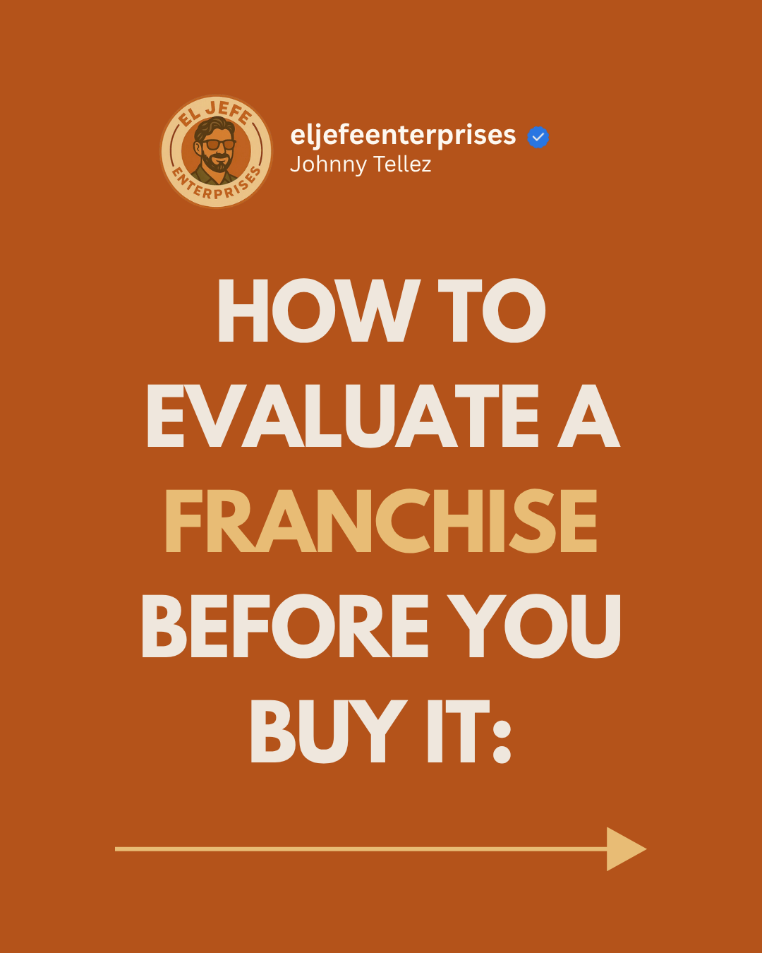 El Jefe Enterprises carousel post — slide 1 of 5